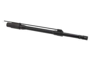 This LMT MWS barrel is 18” and comes with a carbine length gas system with straight gas tube already installed.
